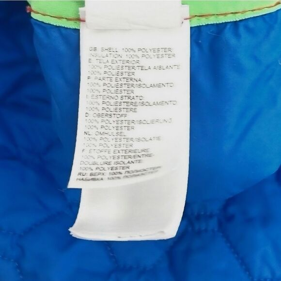 The North Face Infant Reversible Monster Blue Perrito Puffer Jacket - Picture 14 of 16